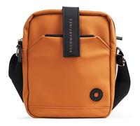 PACO MARTINEZ Bandolera Goma, Bolso para Hombre, Tamaño Mediano, Color Naranja - 25x22x5 Centímetros