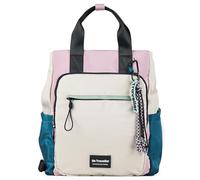 PACO MARTINEZ Mochila de Mujer con Bolsillo para Ordenador de 13", 1 Compartimento Amplio y 5 Bolsillos, Expandible, Cinta para Fijación al Trolley de la Maleta, Nylon Multicolor