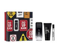 PACO RABANNE 212 VIP BLACK EAU DE TOILETTE 100ML + AFTER SHAVE GEL 100ML + MINIATURA 1UN.