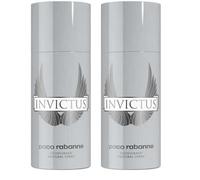 Paco Rabanne Invictus Desodorante de spray, 150 ml, Multicolor (Paquete de 2)