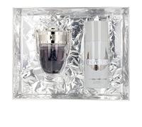 Paco rabanne invictus eau de toilette 100ml + desodorante spray 150ml + miniatura