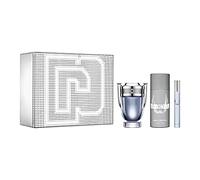 PACO RABANNE Unisex Adulto, Negro, Estándar, Invictus Eau DE Toilette 100ML + Desodorante 150ML VAPORIZADOR + Miniatura 10ML
