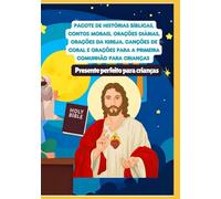 Pacote de histórias bíblicas, contos morais, orações diárias, orações da igreja, canções de coral e orações para a primeira comunhão para crianças | Presente perfeito para crianças