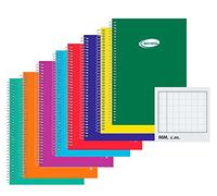 Pacsa 16431 - Bloc 60 g, tamaño 1/4, 80 hojas milimetradas, 1 unidad, colores surtidos