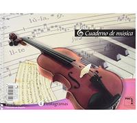 Pacsa 18804 - Cuaderno de Partituras de 4 Líneas , 20 Hojas