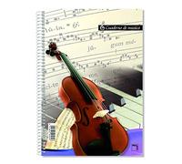 Pacsa 18805 - Bloc de música, 16 pentagramas, tamaño folio, 20 hojas