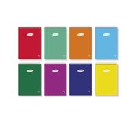 Pacsa Bloc Basic 80H 12º 60 gr 4x4 mm Tapas Cartón Pack 10 Unidades Colores Surtidos