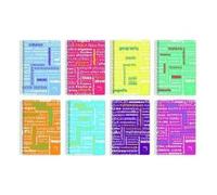 Pacsa Cuaderno asignaturas 80 Hojas 4x4 Tapas Polipropileno Folio 90gr lenguaje -4u-