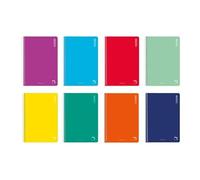 Pacsa Cuaderno Basic 80 Hojas 4x4 Tapas cartón 12º 60gr Colores Surtido -10u-