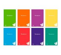 Pacsa Libreta Noventagramos A5+ 48 Hojas Rayada Horizontal Tapas Cartulina Plastificada 90 gr 8 C-Surtidos -6U-