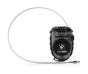 Pacsafe Cerradura de cable Retractasafe 250 negro