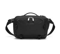 Pacsafe Exp - Mochila cruzada unisex antirrobo de 12 pulgadas, color negro azabache, 9.7 pulgadas de alto x 14.4 pulgadas de ancho x 4.3 pulgadas de profundidad, negro azabache, 9.7H x 14.4"W x 4.3"D