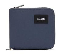 Pacsafe RFIDsafe - Cartera con Cremallera y Bloqueo RFID Alrededor, Color Azul costero, Talla única, Cartera con Bloqueo RFID Rfidsafe con Cremallera Alrededor
