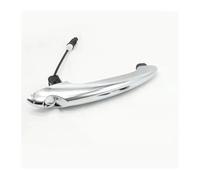 PaCsci Auto Manija puerta Exterior Para BMW Para Mini Para Cooper R50-R55 Para Clubman R56-R60 Para Countryman R61 Manija Puerta Exterior Cromada Lateral Delantera Plateada(R60 R61 Front Left)