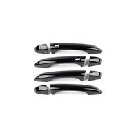 PaCsci Auto Manija puerta Exterior Para Kia Para Stinger 2018-2023 Volante Izquierda Volante Derecha Cubiertas Manijas Puerta Exterior Accesorios Coche(RHD Black)