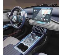 PACSCI Panel de engranajes Navegación del tablero de instrumentos Película protectora interior automotriz TPU Anti-Scratch Sticker Protect, para BYD Atto 3 EV 2022