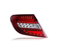 PACSCI Para Benz Para Clase C180 C200 W204 2007-2014 Conjunto De Luz Trasera LED Actualización Lente De Proyector Guía De Luz DRL Piloto Trasero
