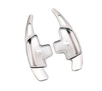 PaCsci Shift Paddle Extension Para Benz Para Una Clase Para W177 Para V177 Para A180 Para A180d Para A200 Para A250 Paletas De Cambio Rueda Coche Marchas(Plata)