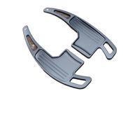 PaCsci Shift Paddle Extension Para Mustang 15-23 Palancas De Cambio Volante Extensión Paleta Cubierta Aleación Aluminio(Gray)