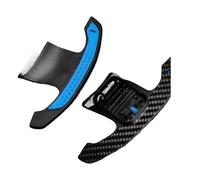 PaCsci Shift Paddle Extension Para Toyota Para Supra Para A90 Para MK5 2019 2020 2021 Volante De Fibra Carbono Real Paletas Cambio Marchas Cubierta Embellecedora(Azul)
