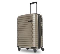 Pactastic Collection 04+BC, Champaign Metallic, Koffer M (66 cm) erweiterbar, Carro rígido con ruedas giratorias