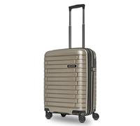Pactastic Collection 04+BC, Champaign Metallic, Koffer S (55 cm) erweiterbar, Carro rígido con ruedas giratorias
