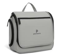 Pactastic Neceser 3D, gris, Kulturtasche (groß) mit Griff, Neceser