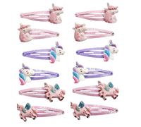 PacuM 12 Piezas Horquillas Pelo Niña Brillantes Pinzas Pelo Niña Unicornio