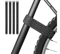 PacuM 4 Piezas Cinchas de Amarre Pequeñas 4 x 70 cm Negra Eslingas de Amarre Antideslizante Eslinga Nylon Correa Ajustable Tensor Cuerda Elástica para Asegurar Cuadros Ruedas Bicicleta