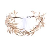 PacuM Corona Griega Dorada De Laurel Diadema Dorada Tocado de Corona Rmana Accesorios Diosa Griega Adornos Pelo Bohemios Diadema Mujer para Estilo Renacentista Halloween Juegos Rol