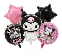 PacuM Kurom Globo Cumpleaños Niña 5 Pcs, Feliz Cumpleaños Decoracion, Globos Dibujos Animados, Cumpleaños Infantiles