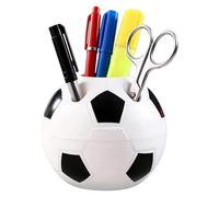 PacuM Porta Bolígrafo de Fútbol Con 6 Agujeros 9,5 x 10,5 CM Portalapices Escritorio Multifuncional Organizador Boligrafos y Papelería para Habitaciones de Niños Oficina Hogar Escuela