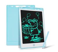PacuM Tableta de Escritura LCD Color Pizarra Magnética Infantil, 8.5 Pulgadas, Adecuado para Niños, Escuela en Casa y Oficina (Azul)