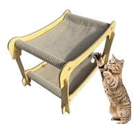 Pad Cat Indoor Cat - 56x36x37cm Cama Doble Puente, Protector en Capas Sisal, Muebles para Mascotas con Área De Dormir | Accesorio para La Puerta De La Pared De La Aplicación