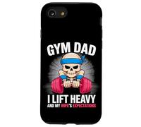Pad Dad Gym Lift Heavy and Wife's Expectations Esqueleto Carcasa para iPhone SE (2020) / 7 / 8