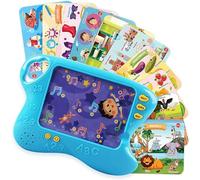 Pad de Aprendizaje en Inglés con 10 Cartas educativas por Boxiki Kids | Tablero Infantil con Funciones Toca y aprende | Set de Aprendizaje Electrónico Educativo