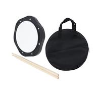 Pad de Práctica de 10 Pulgadas Bolsa para Niños y Bateristas | ABS, 1 Juego, Flexible y Ligero, Fácil de Llevar, para Práctica de Batería y Uso Musical