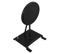 Pad de Práctica de Pedal de Bombo de Batería de Acero Negro | Doble Bombo y Control del Pie, Uso para Practicar y Llevar Contigo, Base Ligera de Metal Color Aleatorio