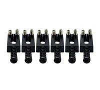 Pad de puente para guitarra eléctrica y trasera, mejor transferencia de ritmo, tono mejorado, hardware permanente para guitarra eléctrica