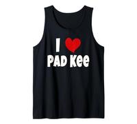 Pad Kee Thai Food Lover Tailandia I Love Pad Kee Camiseta sin Mangas