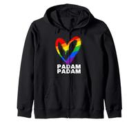 Padam Padam - Mes del Orgullo LGBTQ+ - Heartbeat Padam Padam Sudadera con Capucha