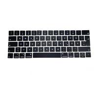 Padarsey - Juego de teclas de repuesto QWERTZ para teclado alemán compatible con MacBook Pro Retina de 13 pulgadas y 15 pulgadas A1989 y A1990