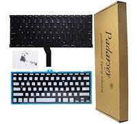 Padarsey Replacement Backlight Backlit Keyboard with 80 PCE Screws Compatible for MacBook Air 13-Inch A1369 A1466 MC965LL MC966LL EMC 2559 MD231LL/A MD760LL/A Series 2011 2012 2013 2014 2015