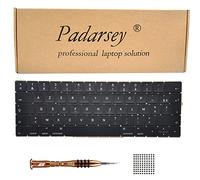 Padarsey - Teclado Clavier Français compatible con MacBook Pro13 A1706 15" A1707 2016 2017 con 80 tornillos Destornillador