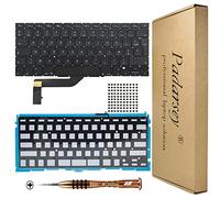 Padarsey - Teclado de fondo francés para MacBook Pro Retina de 15 pulgadas A1398 2013-2015 con destornillador