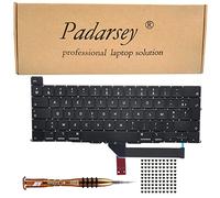 Padarsey - Teclado de repuesto Clavier français compatible con MacBook Pro de 16 pulgadas con Touch Bar A2141 publicado 2019 + teclado tornillos + destornillador