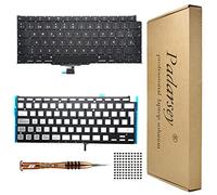 Padarsey Teclado español ESPAÑOL de repuesto para teclado retroiluminado compatible con MacBook Air 13 pulgadas Retina A2179 2020 diseño español+tornillos de teclado+destornillador