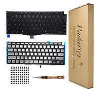 Padarsey Teclado retroiluminado de repuesto compatible con MacBook Air de 13 pulgadas Retina A2179 2020 diseño de Estados Unidos+tornillos de teclado+destornillador