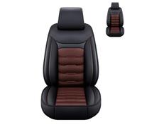 PADCGRK Fundas Asientos Delanteros Coche Universales, para Saturn Aura Ion L-Series S-Series Sky, Protector Funda Asiento, Cuero Funda Asiento Coche,F