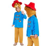 Paddington Bear Lujo Traje Niños Disfraz Infantil Día Del Libro Disfraz Edad 2